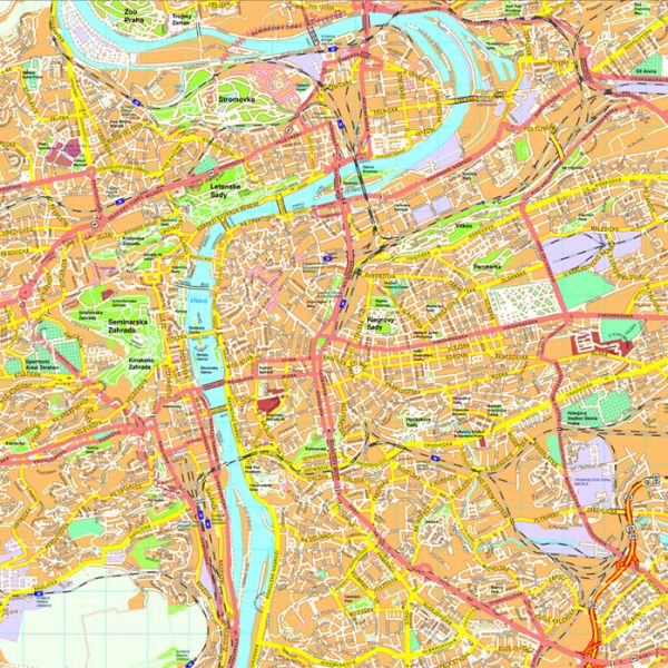 Prague map
