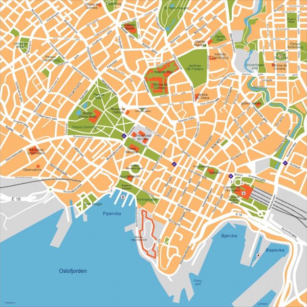 oslo vector map