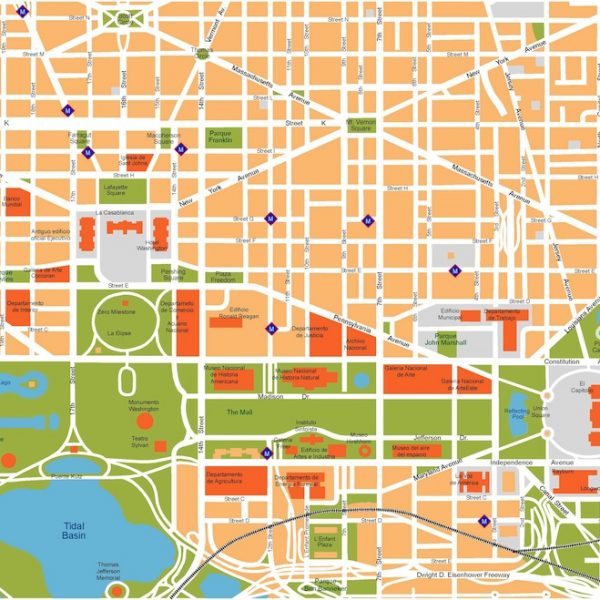 washington vector map