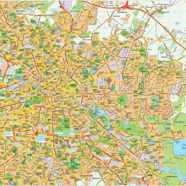 Berlin map vector