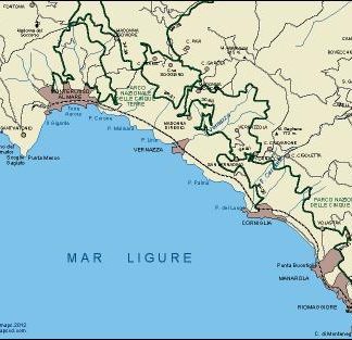 Cinque Terre eps map