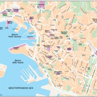 Genoa map