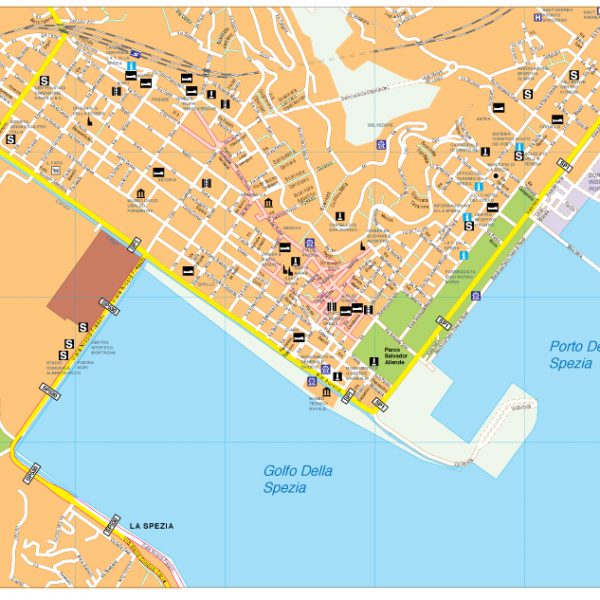 La Spezia map