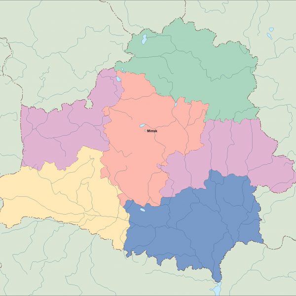 belarus vector map