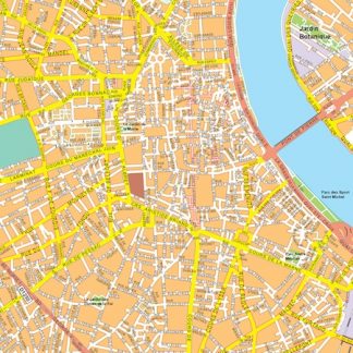 bordeaux vector map