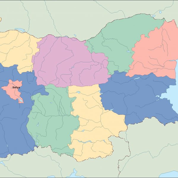 bulgaria vector map