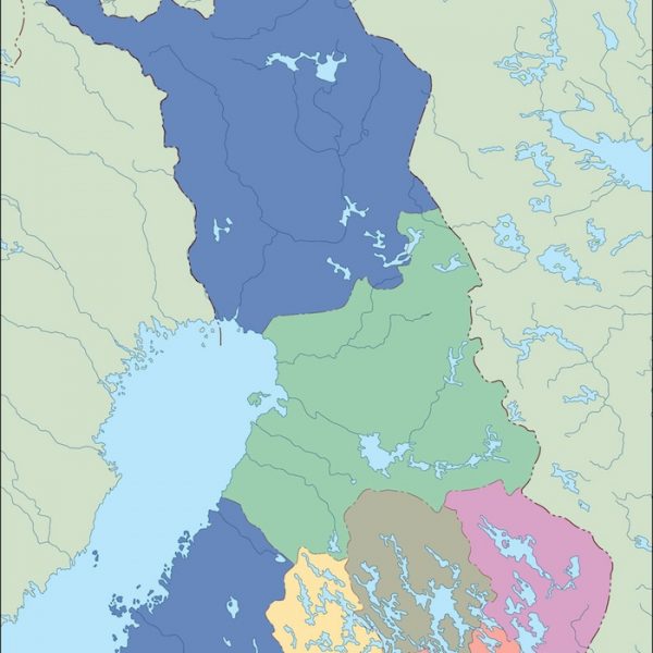finland vector map