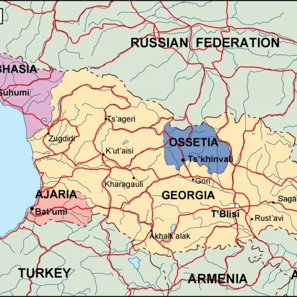 georgia political map