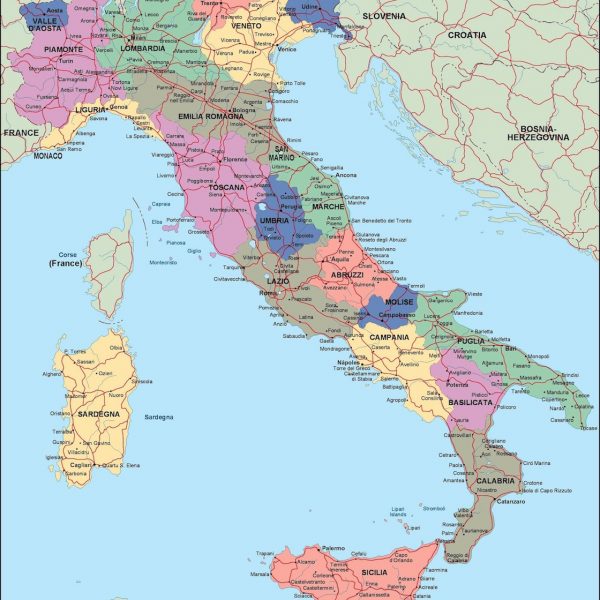 italy political map