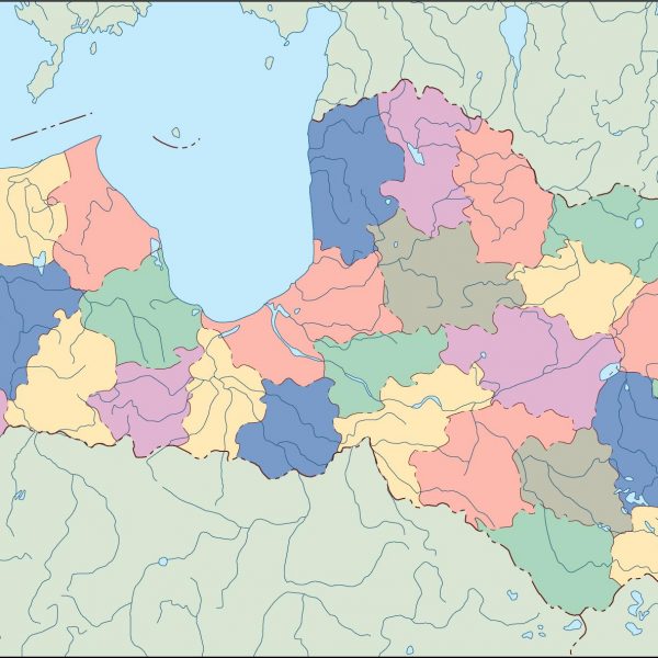 latvia blind map