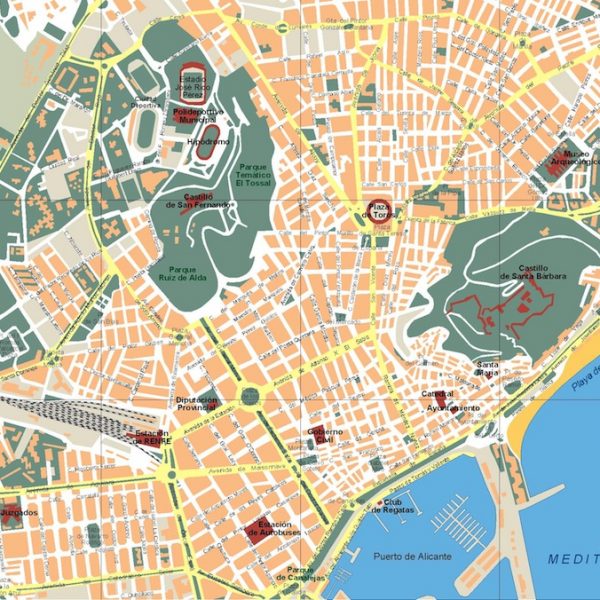 mapa alicante