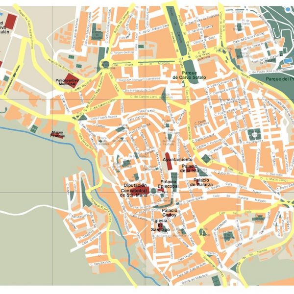 mapa caceres