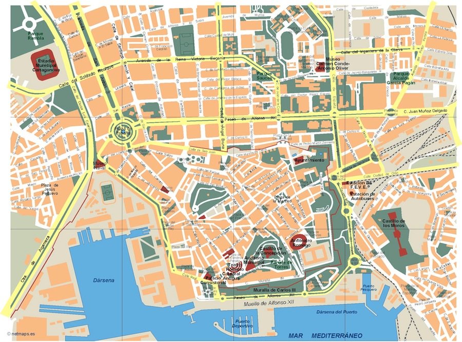 mapa cartagena