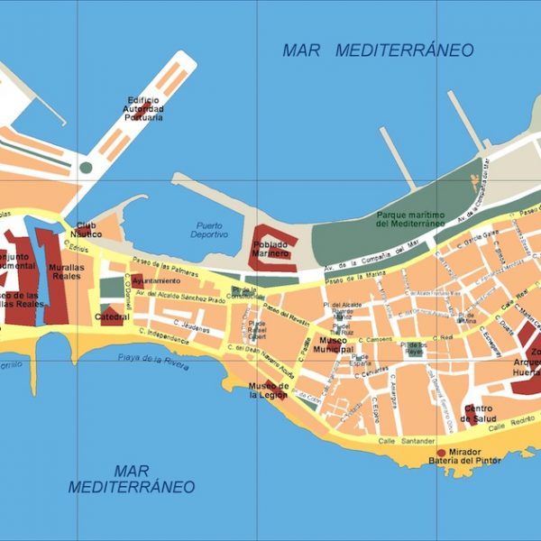 mapa ceuta