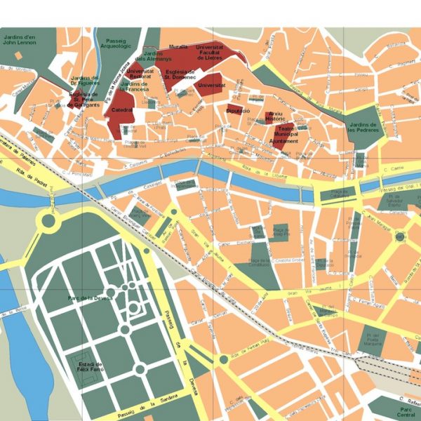 mapa girona