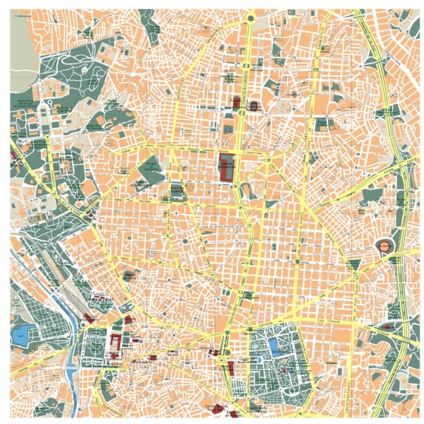 mapa madrid