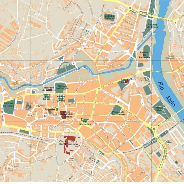 mapa ourense