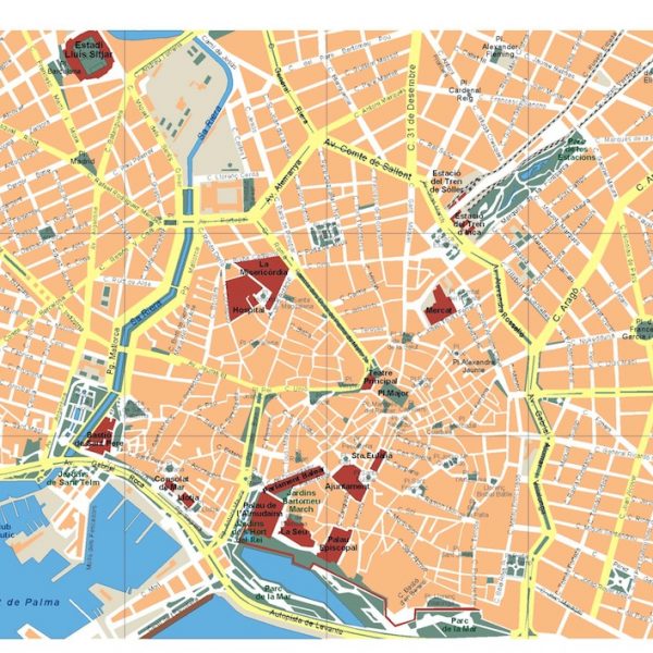 mapa palma de mallorca