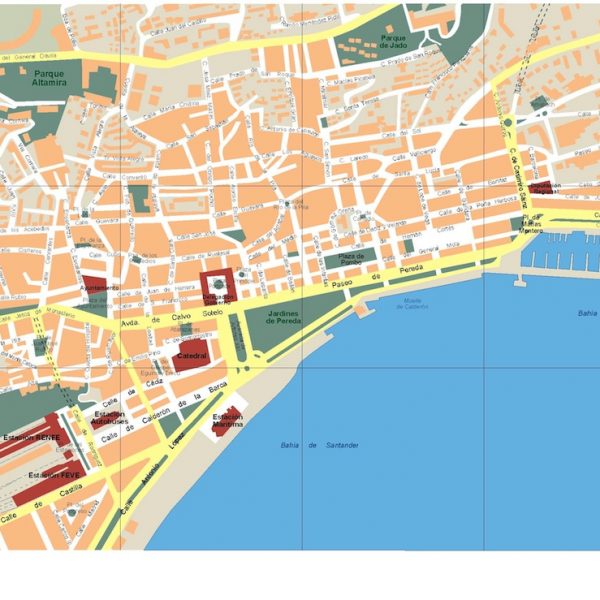 mapa santander