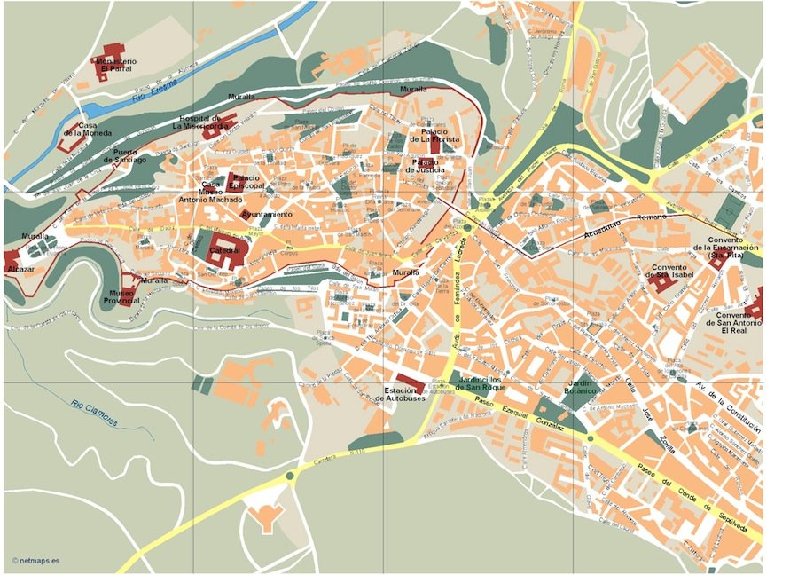mapa segovia
