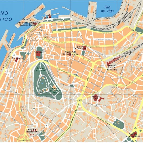 mapa vigo