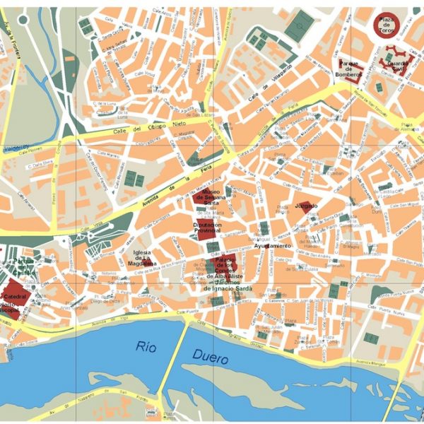mapa zamora