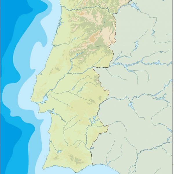 portugal illustrator map