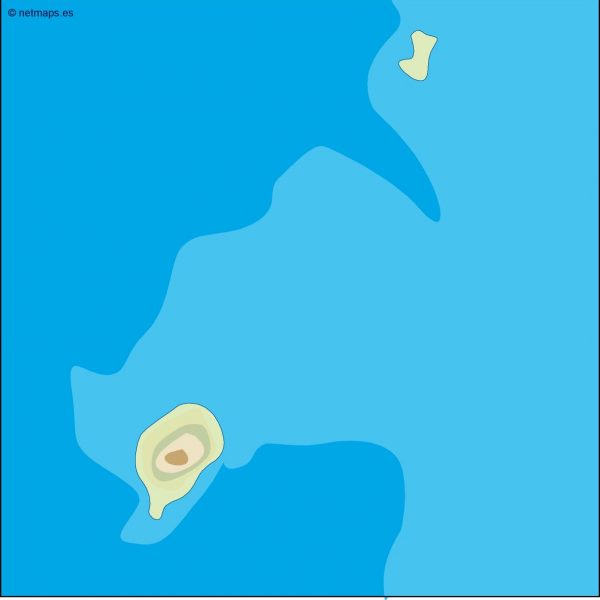 sao tome e principe illustrator map