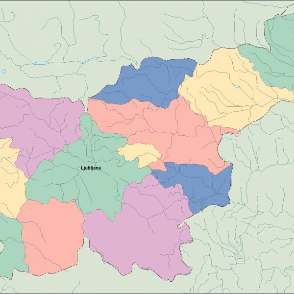 slovenia vector map