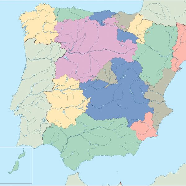 spain blind map