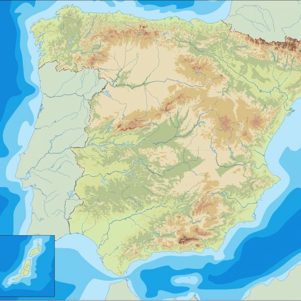 spain illustrator map