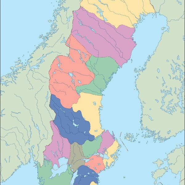 sweden blind map