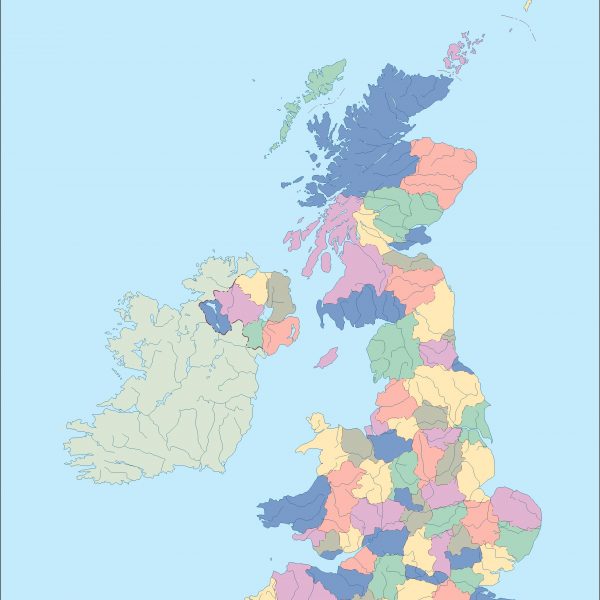 united kingdom blind map