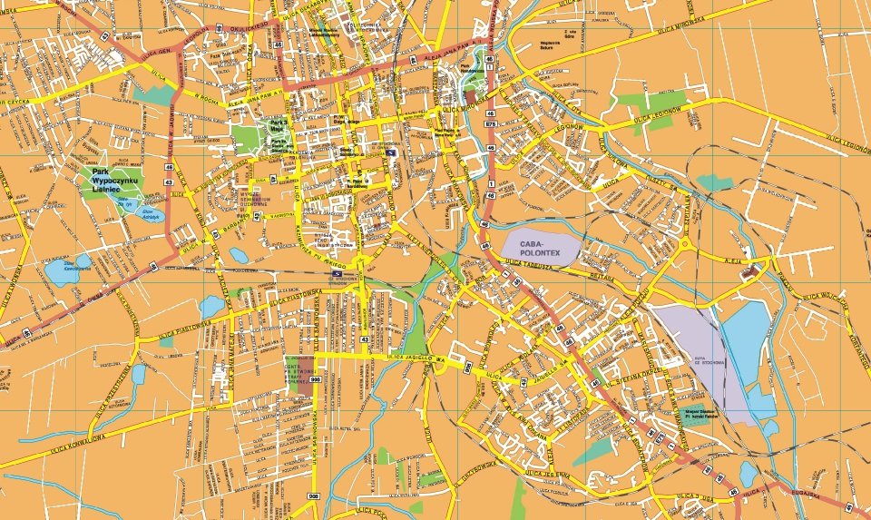 Csestochowa EPS map