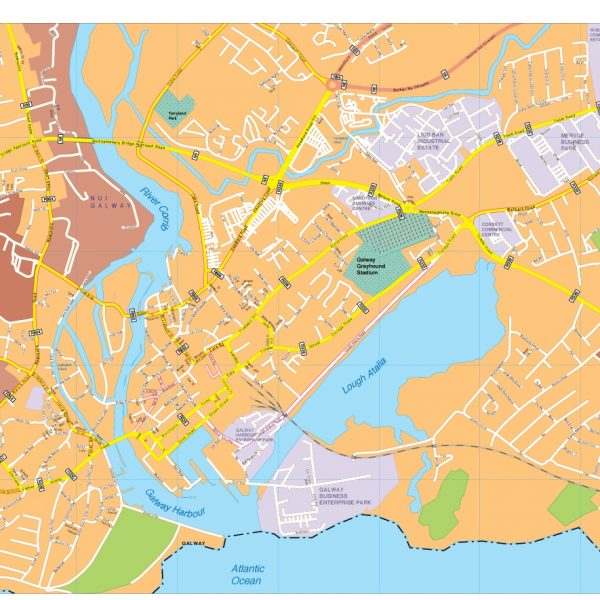Galway vector map
