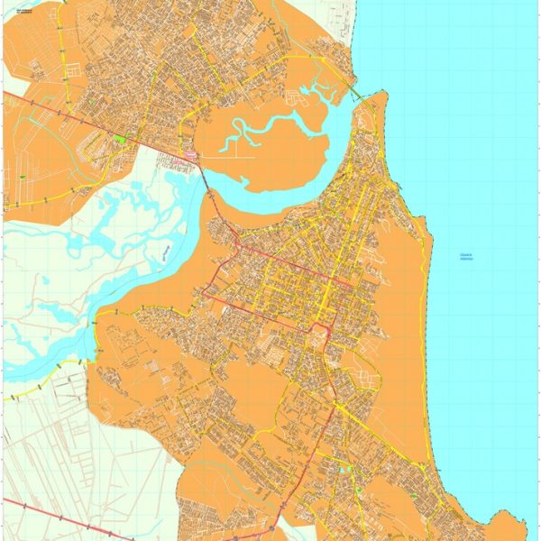 Natal vector map