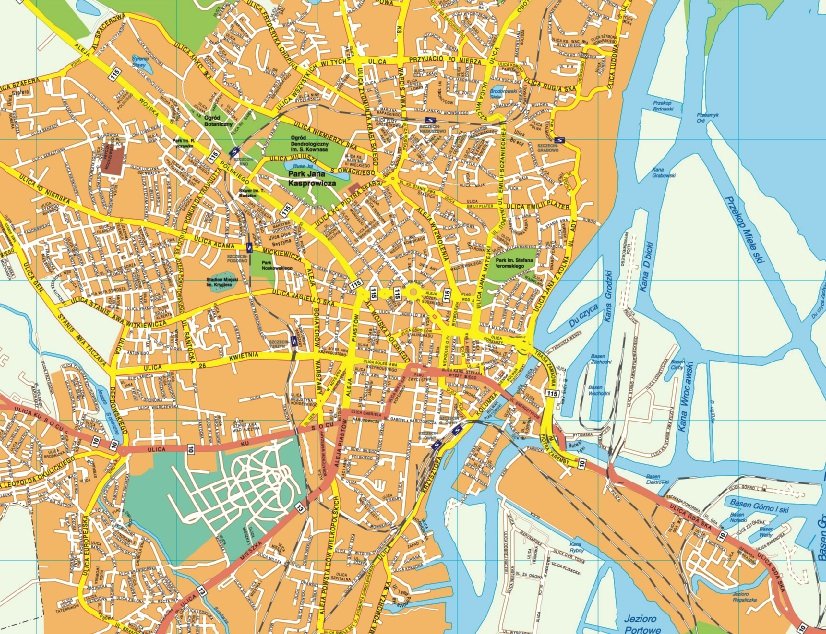 Szczecin EPS map