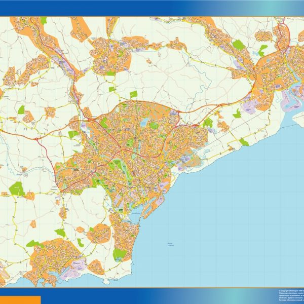 cardiff vector map
