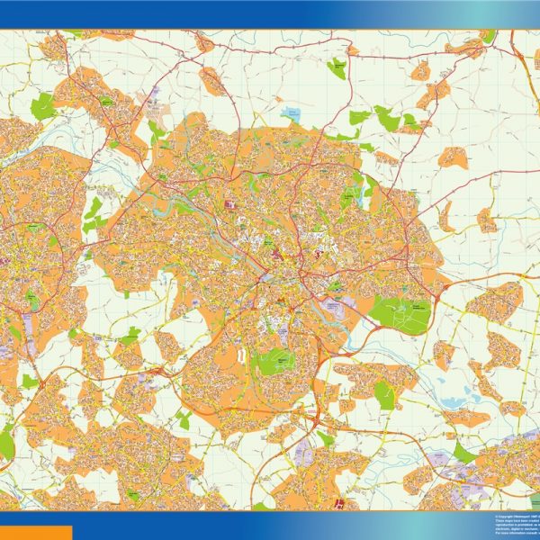 leeds vector map