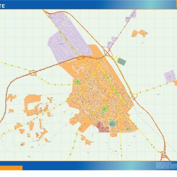 mapa vectorial albacete
