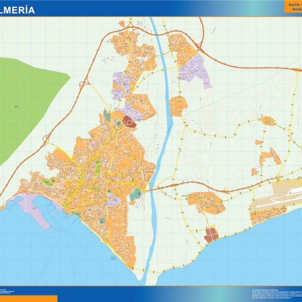 mapa vectorial almeria