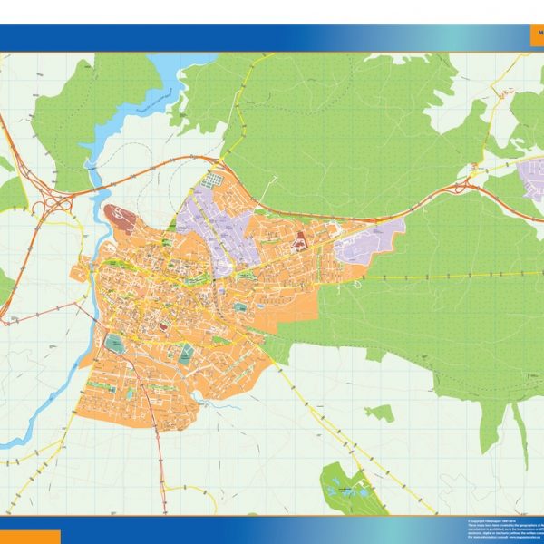 mapa vectorial avila