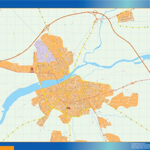 mapa vectorial badajoz