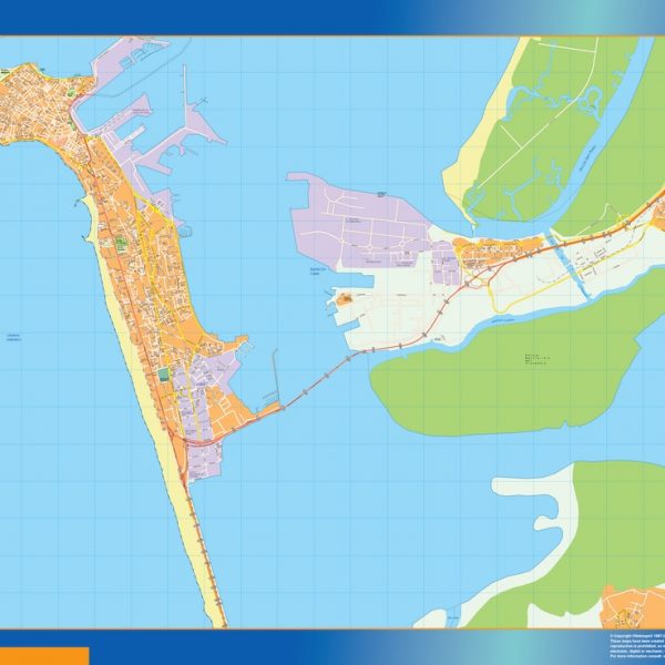 mapa vectorial cadiz