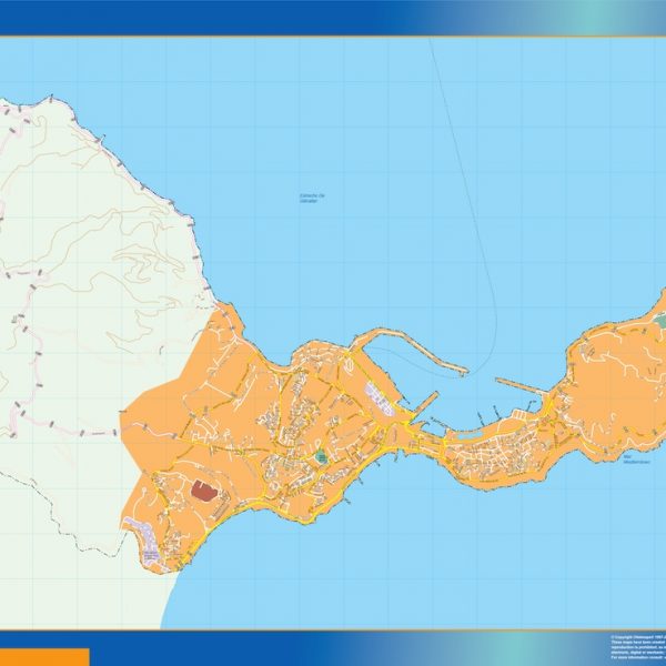 mapa vectorial ceuta