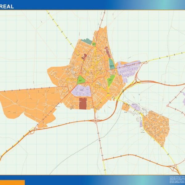 mapa vectorial ciudad real