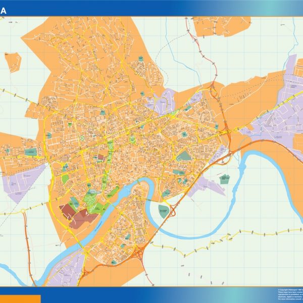 mapa vectorial cordoba