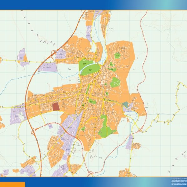 mapa vectorial girona