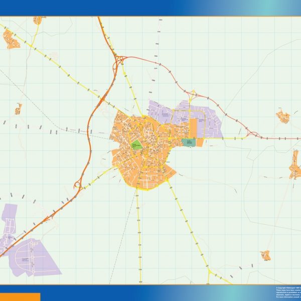 mapa vectorial huesca