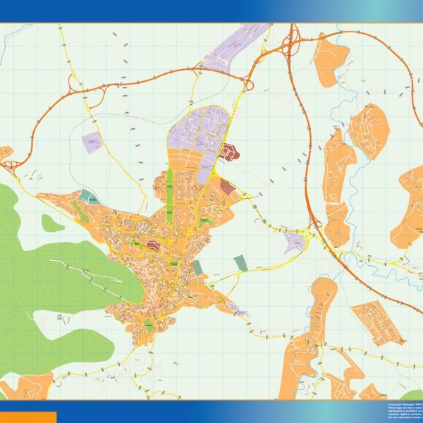 mapa vectorial jaen